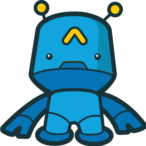 RoboThink Robot Blue Character